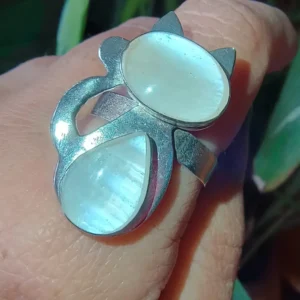 Anillo Gato de Nácar